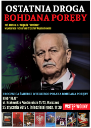 „OSTATNIA DROGA BOHDANA PORĘBY” W KINIE „REJS”