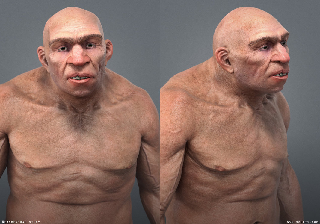 neanderthal_study_by_soulty666-d6ybgy6